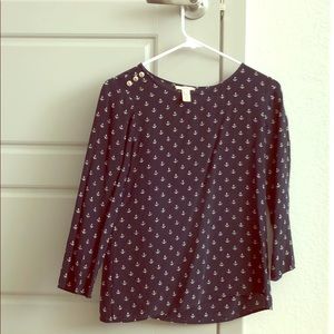 J crew silk blouse